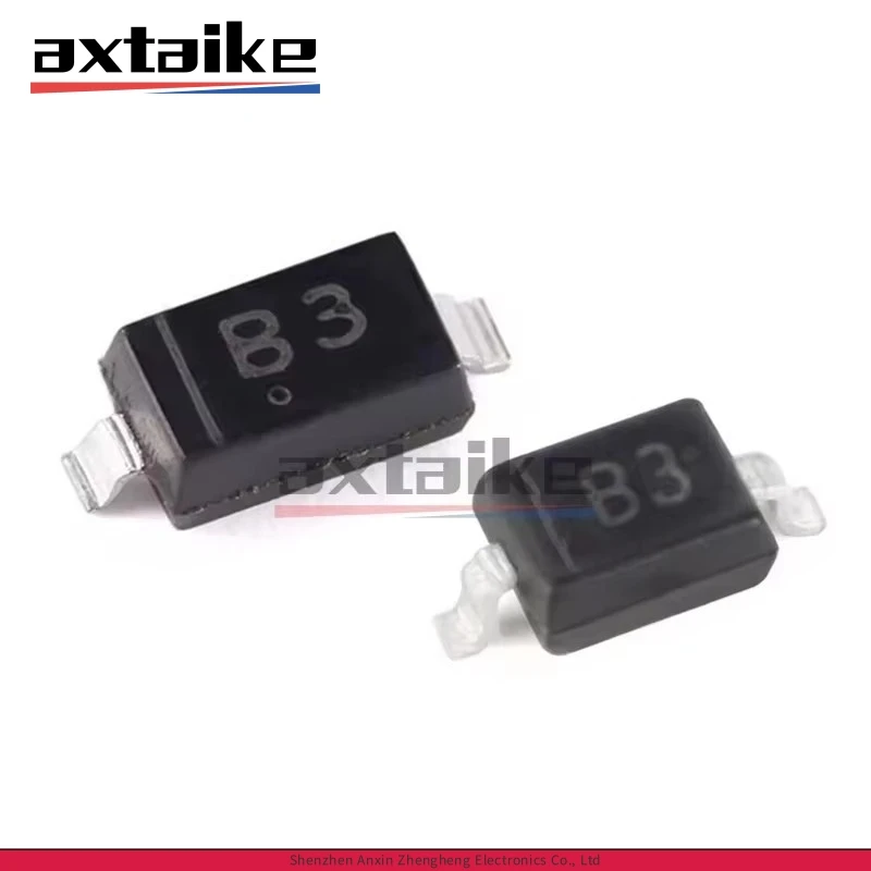 

100PCS MBR0520 MBR0530 MBR0540 SOD-123 SOD-323 B0520W B0530W B0540W B2 B3 B4 R2 R3 R4 SE SF SMD 20/30/40V 500mA Schottky Diode
