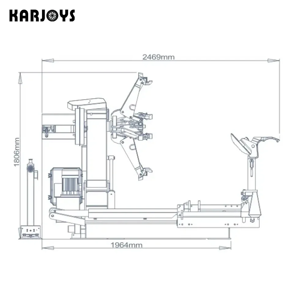 Heavy  truck tire changer machine with CE certificate