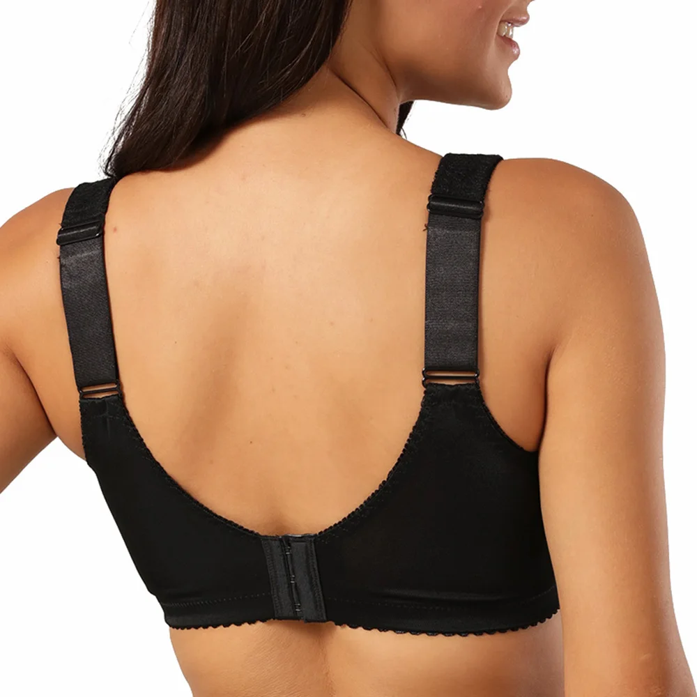 BCHRAYIUP Plus Size Minimiser Bra Women Non-Wired Non-Padded Full Coverage Soft Cup Bra 36 38 40 42 44 46 48 50 52 A B C D E F G