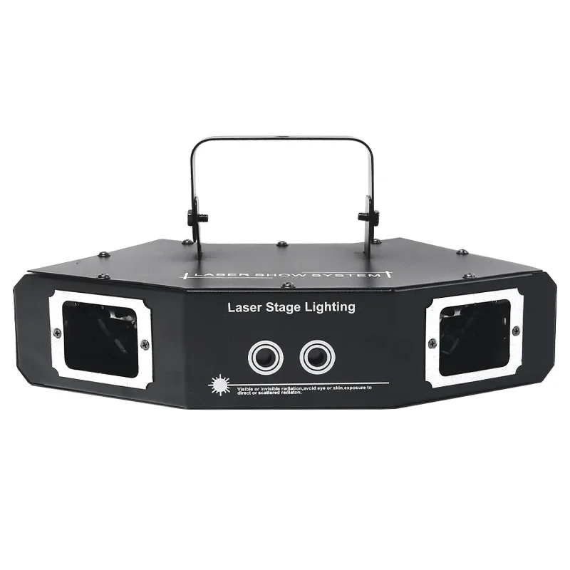 4 Lens Party Beam Stage  Light Cheap  Sound Activated Stage Christmas Disco Lights Wedding Club DJ Effect Light