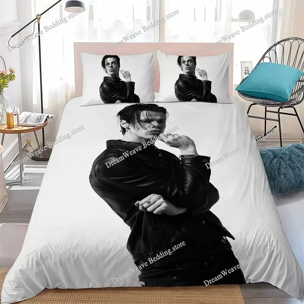 Hot Singer Y-Yungblud Idols Duvet Cover Set Home Style Bedding Soft Laundry Cotton Bed Student Dormitory Gift