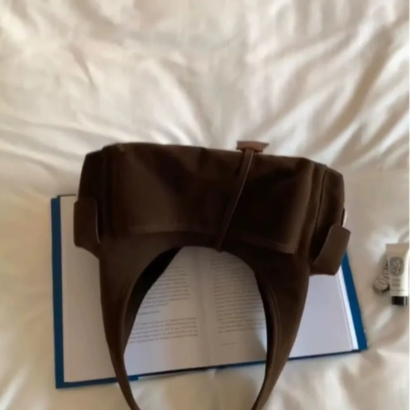 

Korean Version of Autumn Winter New Ins Niche Women's Bag Retro Suede Multi-pocket Shoulder Handbag Exquisite Simple and Casual