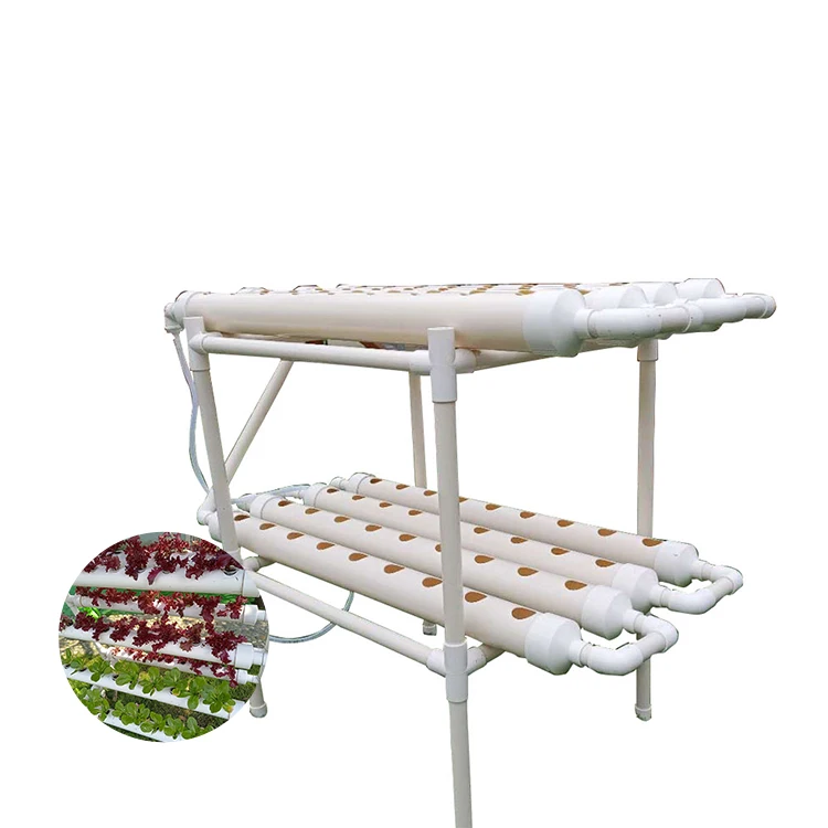 Greenhouse Hydroponic Grow Seedling Household Pvc Pipe Hydroponic Grow System Kit Hydroponic Factory Supply