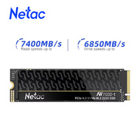 Netac NVME SSD 512GB 1T 2T 4T M2 NVMe 7400MB/s PCIe4.0 M2 SSD Internal Solid State Disk Heatsink for PS5 Desktop Laptop NV7000-T