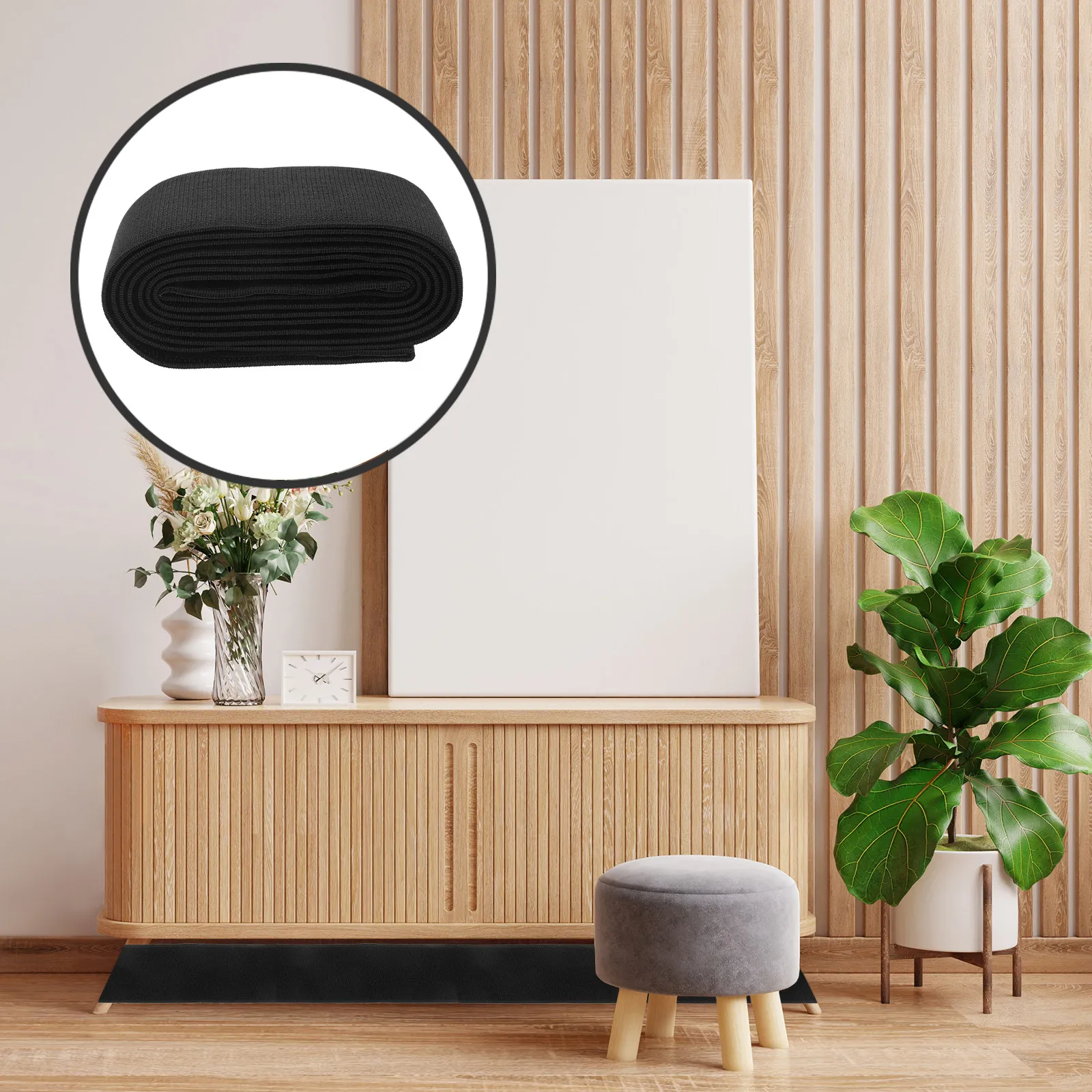 Nylon Under Sofa Blocker for Furniture Gap Protection Easy Cut to Size Fits Hardwood Marble Tile Vinyl Surfaces Couch Blocker