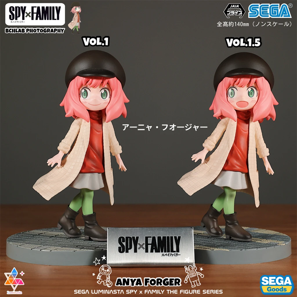 متوفر في المخزون شخصية SEGA Spy x Family Anya Forger - إصدار معطف واق من المطر - جائزة الرسوم المتحركة اللطيفة الرسمية القابلة للجمع #1