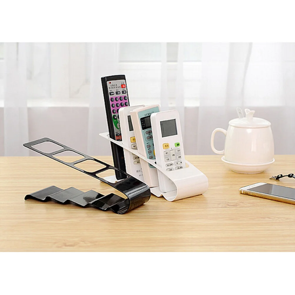 Metal Air Conditioner Remote Control Storage Rack Organizer/Holder (Black)