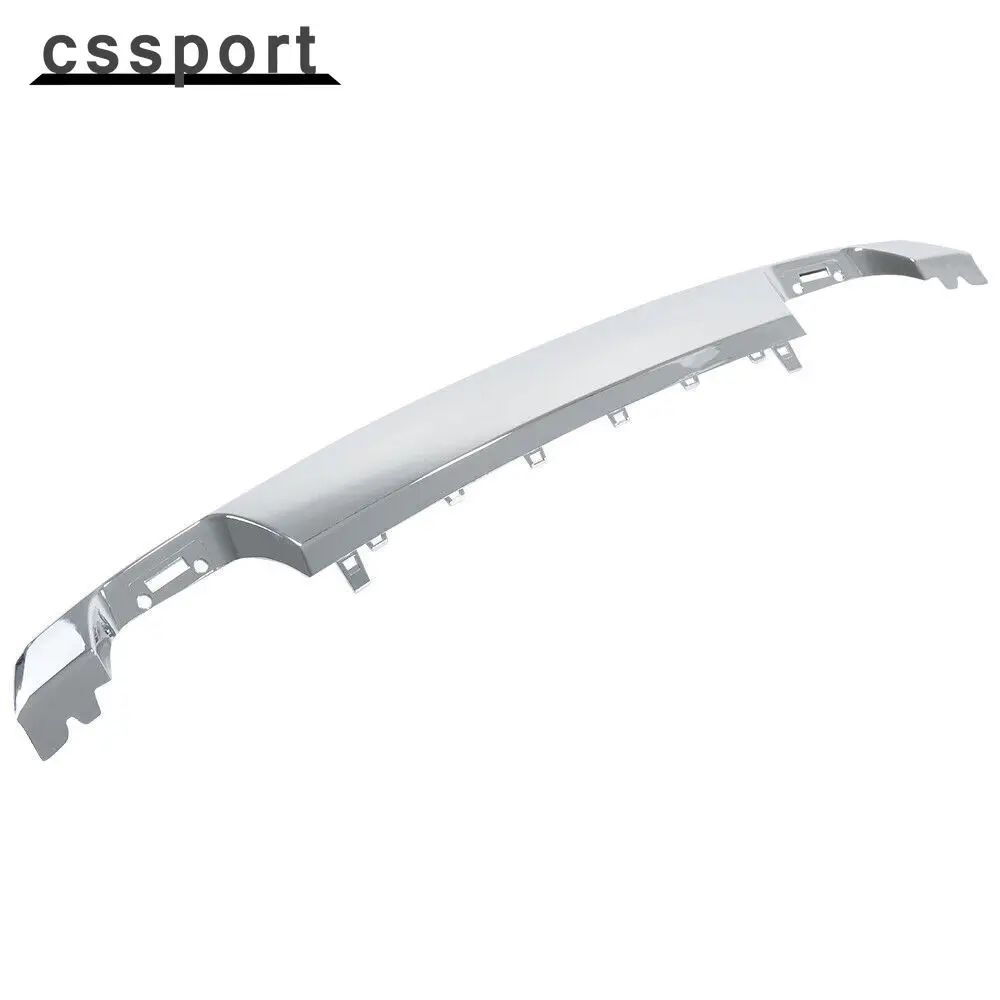 

Front Bumper Lower Molding Trim Valance Chrome For Ford F150 2021-2023 Silver