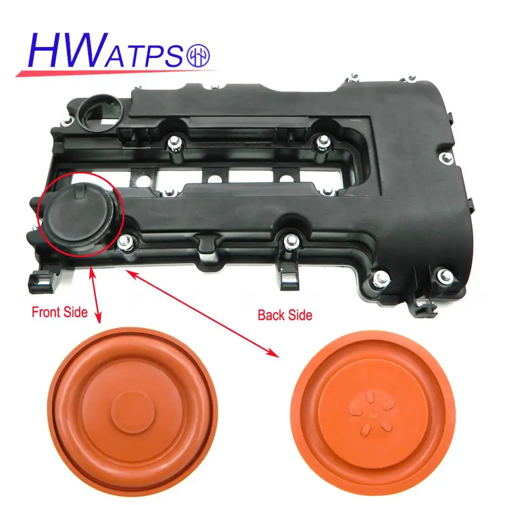 Car Engine Valve PCV Valve Cover Diaphragm membrane Fit 55573746 For Chevrolet Cruze Buick Encore Sonic Trax Cadillac ELR 1.4L