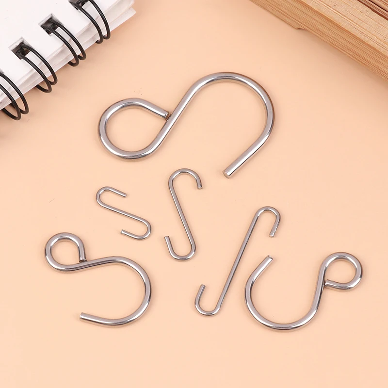 5Pcs/set 1/3 1/4 1/6 1/8 S Hook For Mini Doll Hands, Feet, Head Connection Hooks Doll Accessories