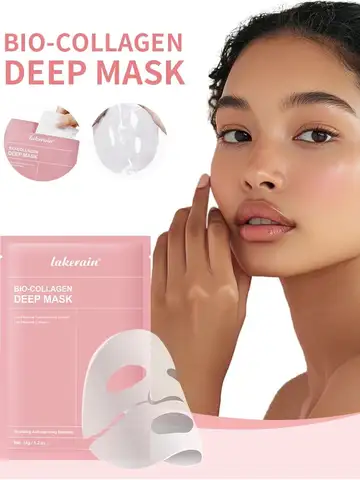 Bio-colágeno máscara profunda real suplemento colágeno hidratante durante a noite máscara de hidrogel melhoria da elasticidade poros minimizando endurecimento