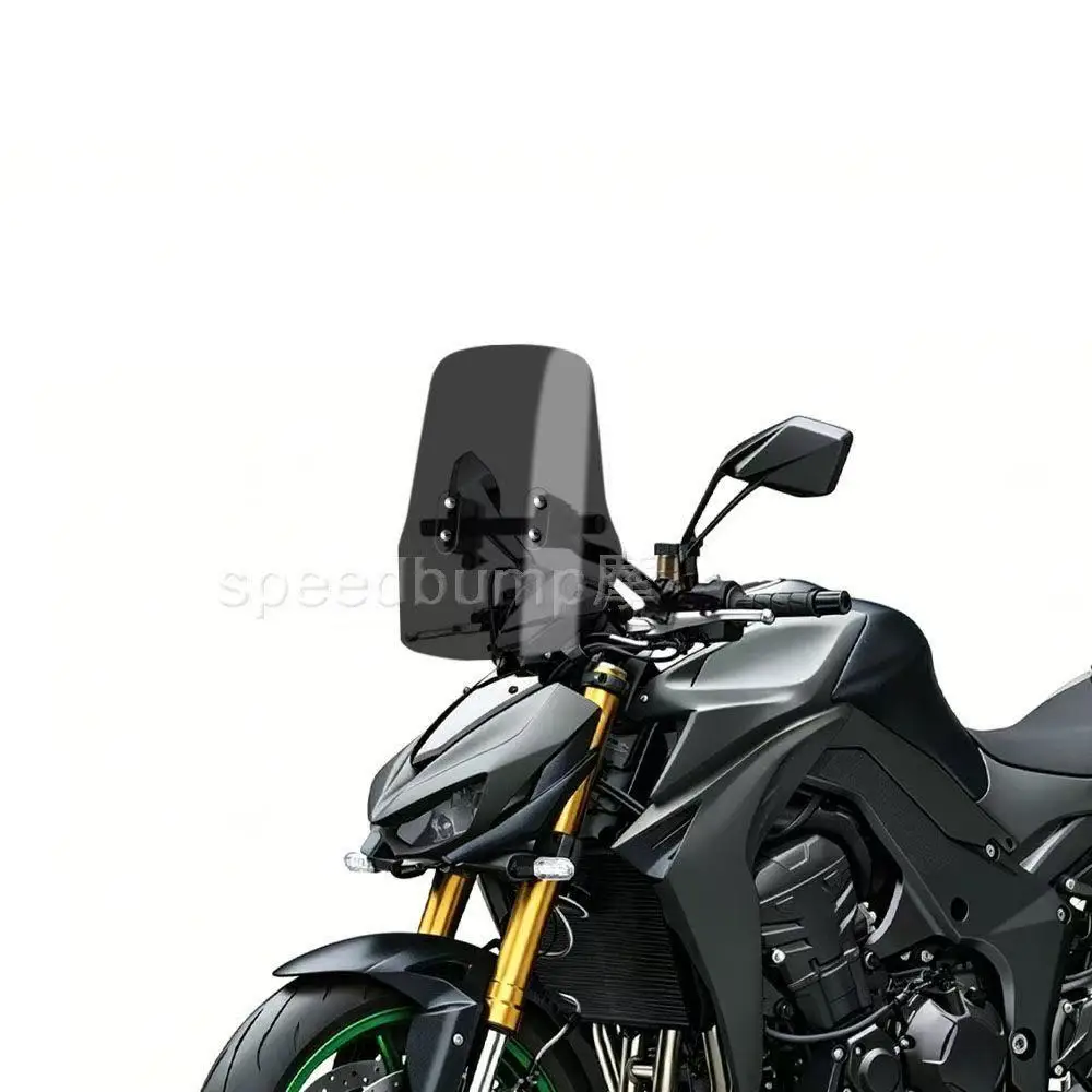 

For Kawasaki Z1100SE 2026 Adventure motorcycle front windshield with 12mm navigation bracket tube