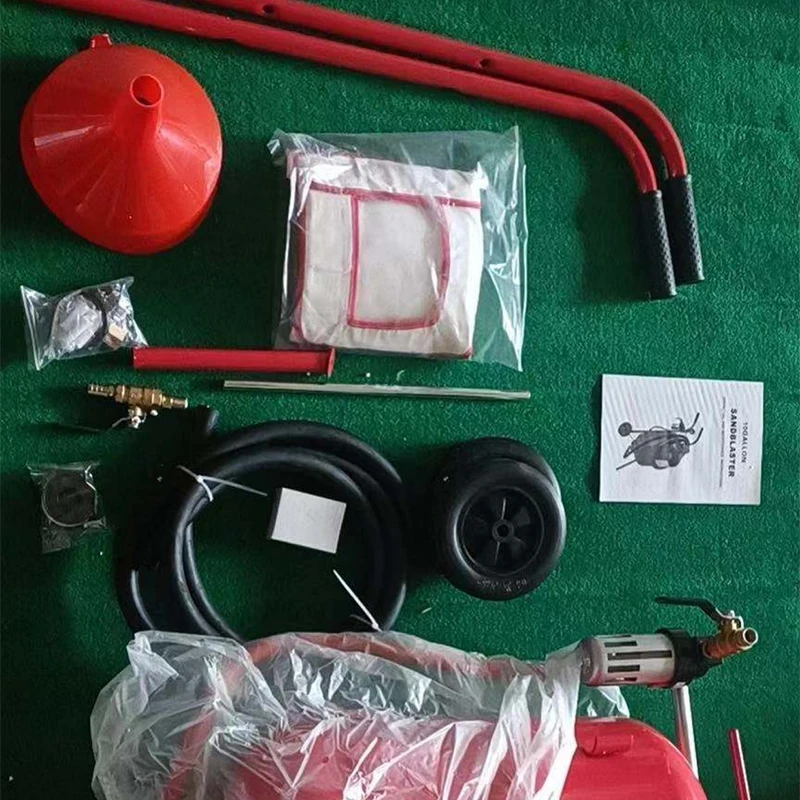 Imagem -04 - Oxidação Móvel de Aço Resistente do Blaster da Areia do ar Abrasivo de 80l 20gal Remove a Máquina da Recondição da Limpeza de Superfície a
