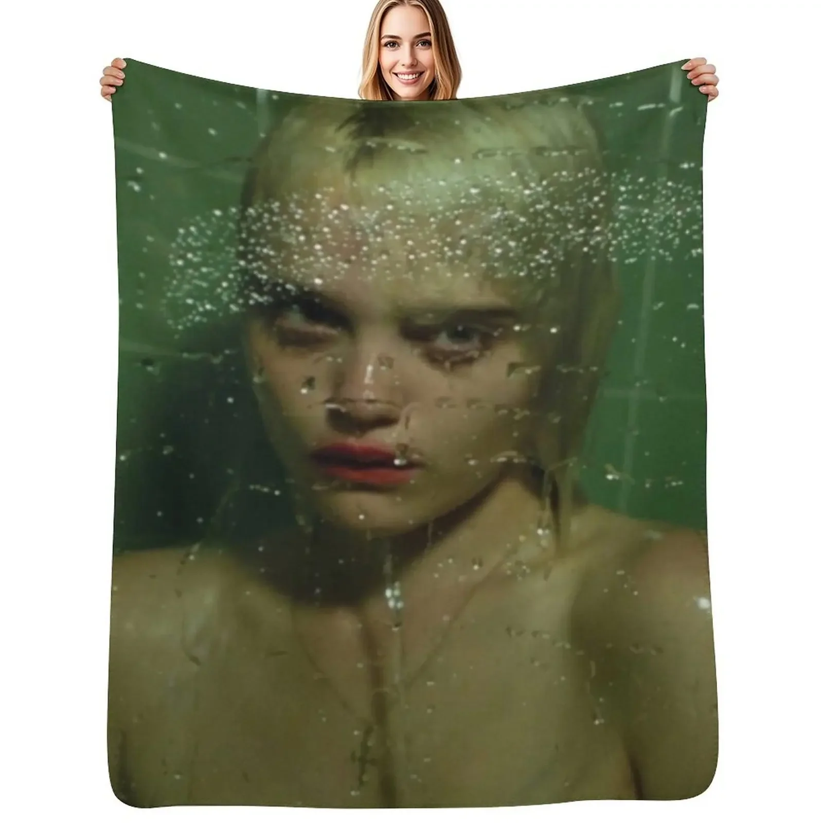 

Sky Ferreira - Night Time, My Time Throw Blanket Multi-Purpose Personalized Gift Decorative Throw Blanket