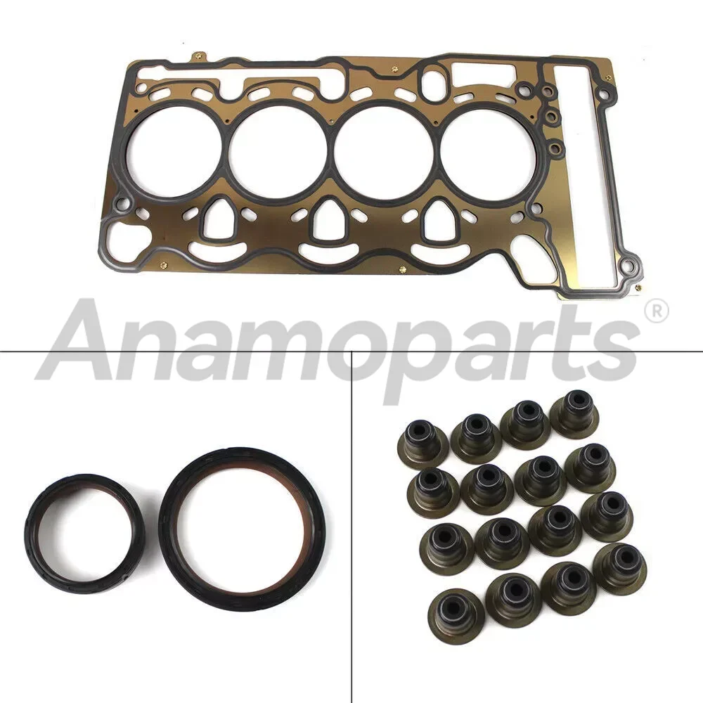 for 2005-2015 BMW 118i 120i 318i 320i N46 B20 engine timing chain oil pump transmission chain full gasket repair kit 11217516040 - view 4