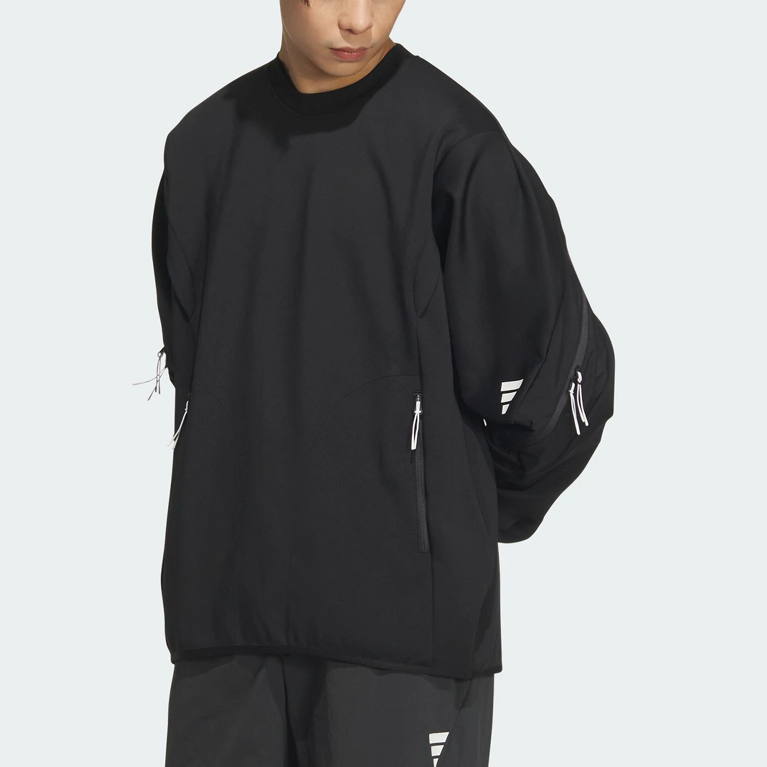 

Adidas genuine 2025 New Men and Women Trendy Knit Hooded Sweatshirt JM8630
