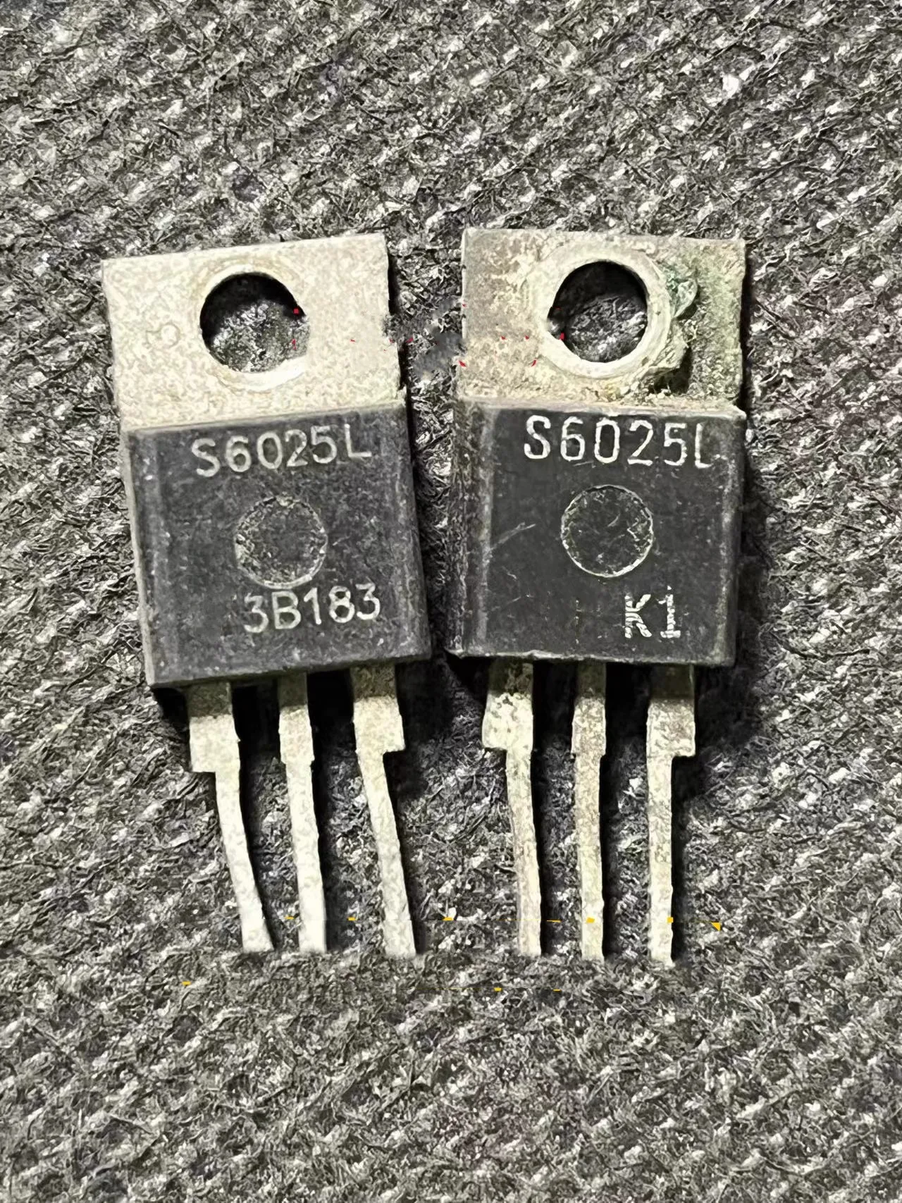 5pcs S6025L TO-220 S6025 25A 600V TO220 In Stock Original disassembly