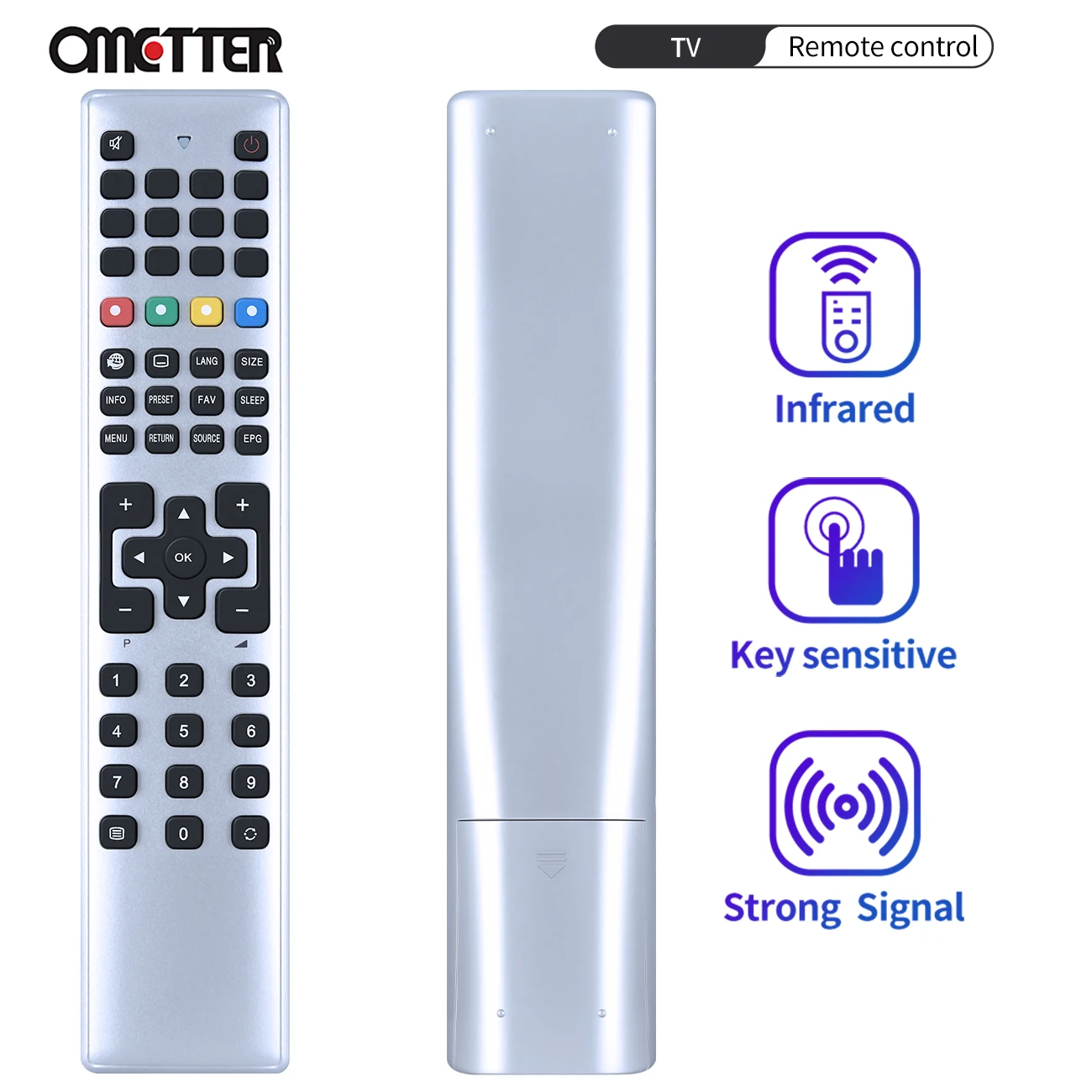 New RC1209 Replacement Remote Control for MEDION LIFE Msn40038765 Smart High Definition TV