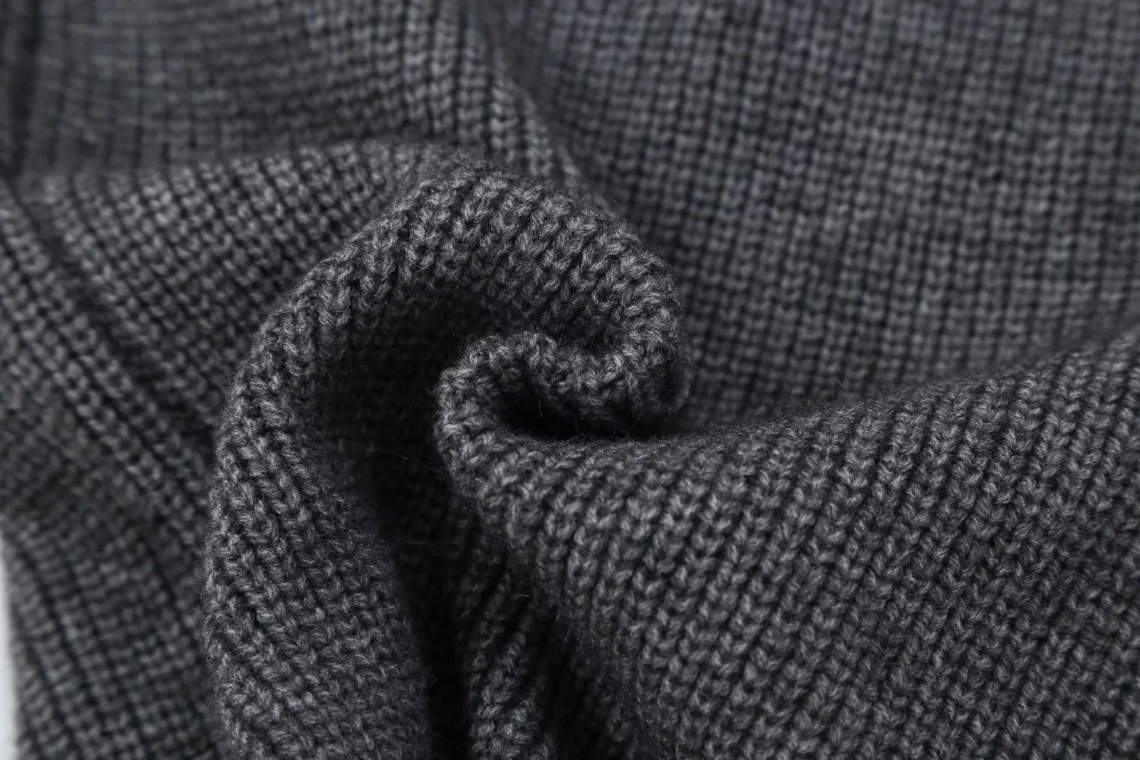 KONDALA Damen Trendiges Pendler-Hosen-Set Reißverschluss-Revers-Strickjacke Elastische Taille Hose Neue Mode 2026 Herbst Winter Freizeit-Set – Detail 25