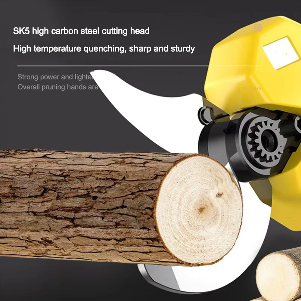 VILASTING 브러시리스 전동 전지가위 정원 도구 LED 디스플레이 무선 가위 나무용 디월트 18V 배터리 호환