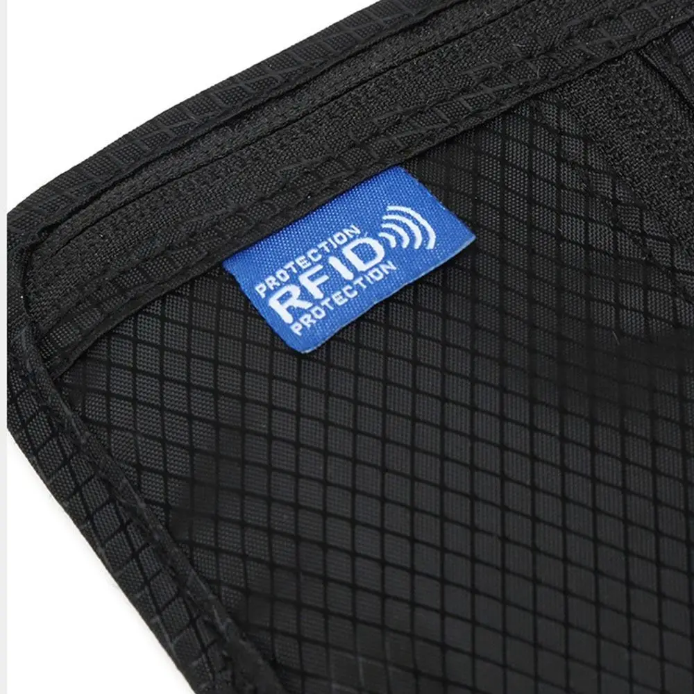 

Водонепроницаемая RFID-сумка для паспорта с защитой от краж, на шею, с несколькими карманами и регулируемым ремнем, мужская сумка-кроссбоди