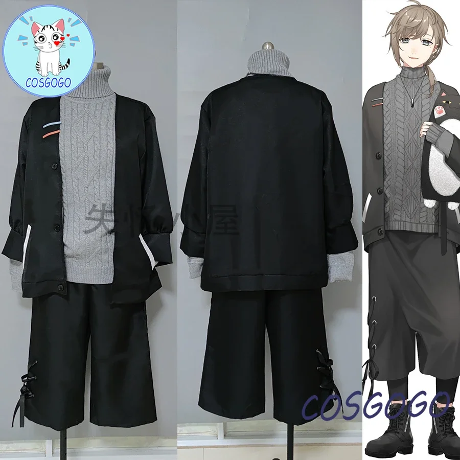 [Customized]kanae Cosplay Costume Nijisanji Vtuber  Halloween Women Men Outfit Daily Wear role play suit