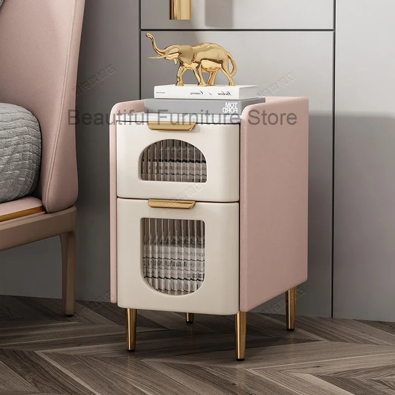 

Organizer Dresser Bedside Cabinet Modern Comfortable Wooden Night Stand Storage Narrow Comoda Pra Quarto Garden Furniture Sets