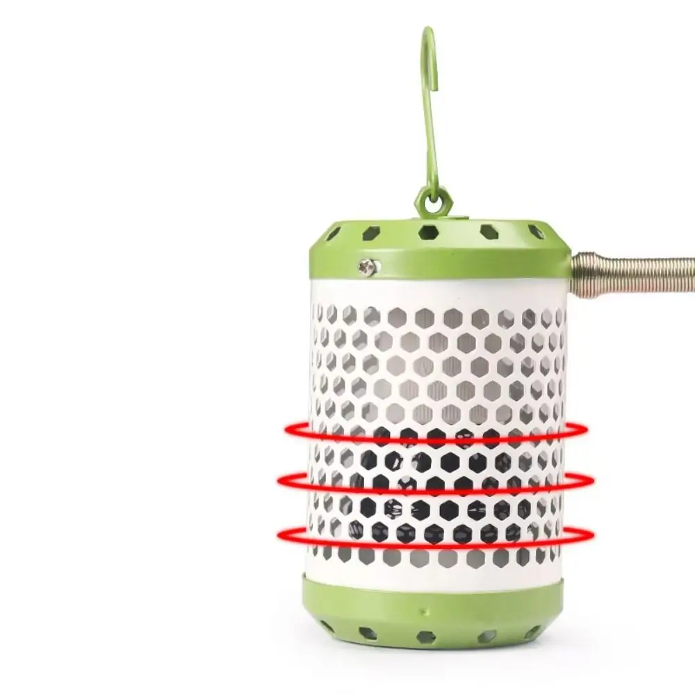 Imagen 3: Lámpara antimordida para preservación del calor de loros y mascotas, lámpara calefactora de cerámica sin quemaduras, fácil de instalar, cable metálico a prueba de masticar