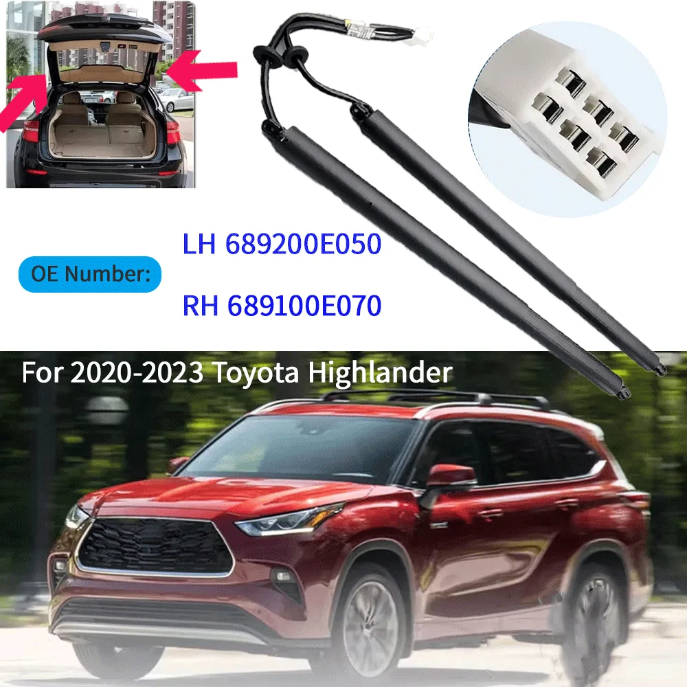

For Toyota Highlander 2021-2023 Power Hatch Lift Support Power Lift Support Struts 689200E050 689100E070 68910-0E070 68920-0E050