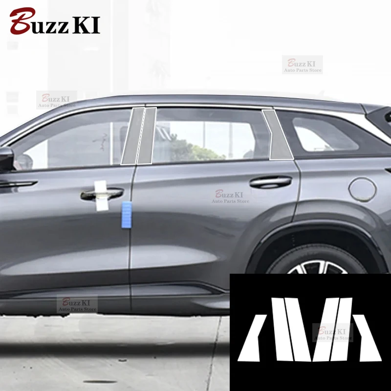 

For Changan CS75 PLUS 2020-2023 Car Exterior A/B Window pillar Anti scratch accessory transparent TPU Protection repair Film