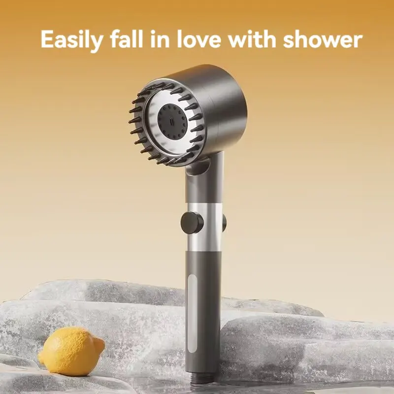 Shower booster shower head Home bathroom water heater Bath pressurized shower shower showerhead pressurized set