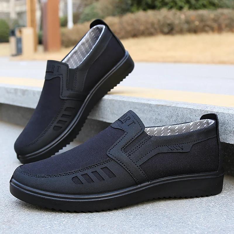 Herren-Freizeitschuhe - Leichte, Atmungsaktive Flachsohle mit PU-Boden, Weiche und Stoßdämpfende Laufschuhe – Detail 14