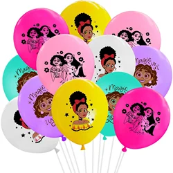 10pcs Disney Anime Movie Encanto Mirabelle Latex Balloons Animal Theme Birthday Party Decoration Balloons Baby Shower Kids Toys