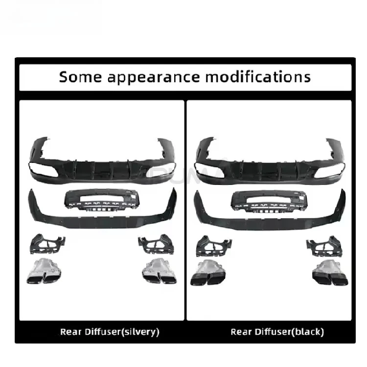 SPM Brand ABS Material Auto Front Bumper Kit for Mercedes benz AMG GT W290 Body Kit Upgrade to AMG GT6 Accessories 2020-2023