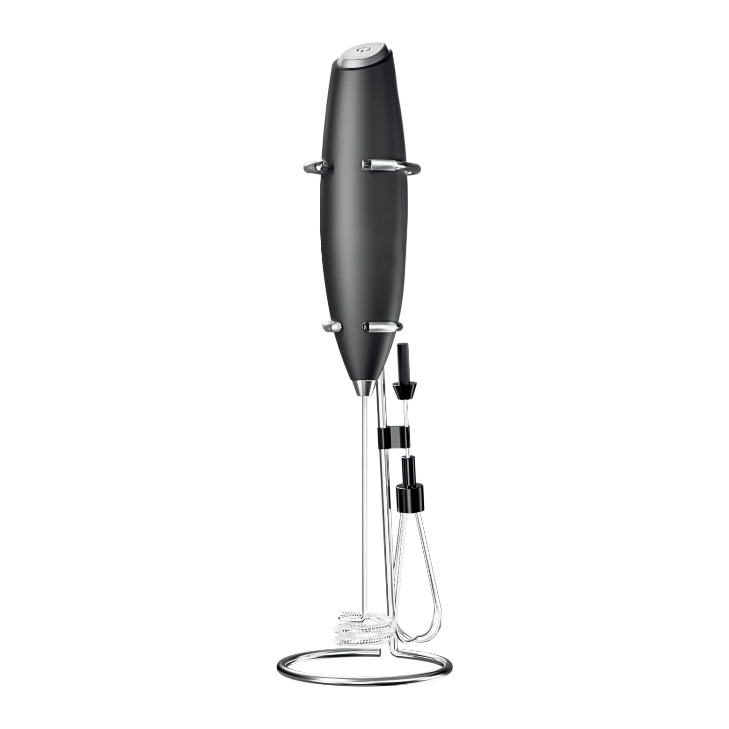 Mini Compact Handheld Milk Frother - Portable, Convenient, and Easy-to-Use with Stand - Enjoy Perfectly Frothy and Creamy Coffee