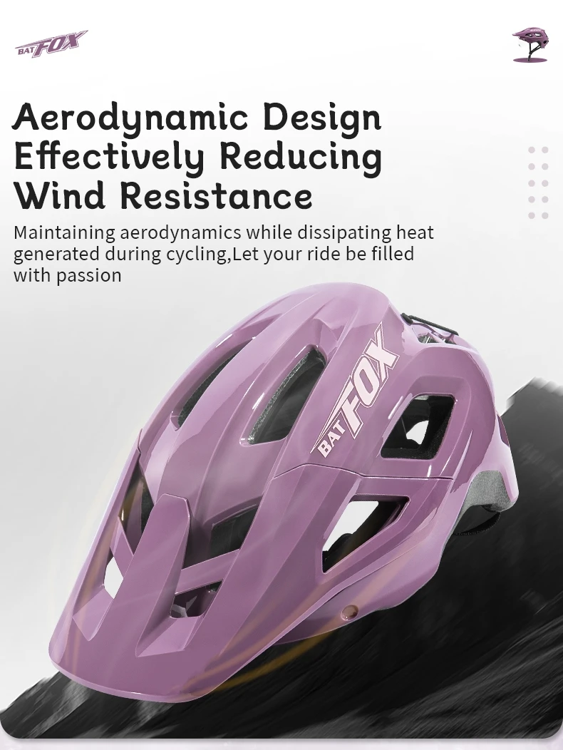 BATFOX Mountainbike-Helm mit Magnetvisier, Ultraleicht, Verstellbare Passform, Rennrad- und MTB-Fahrradhelm für Männer und Frauen, E-Bike-Ausrüstung – Detail 11