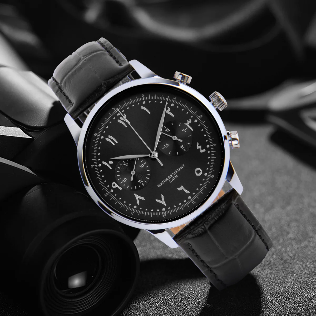 Business Watches Multifunctional Waterproof Men's Watches Men's Strap Quartz Watches