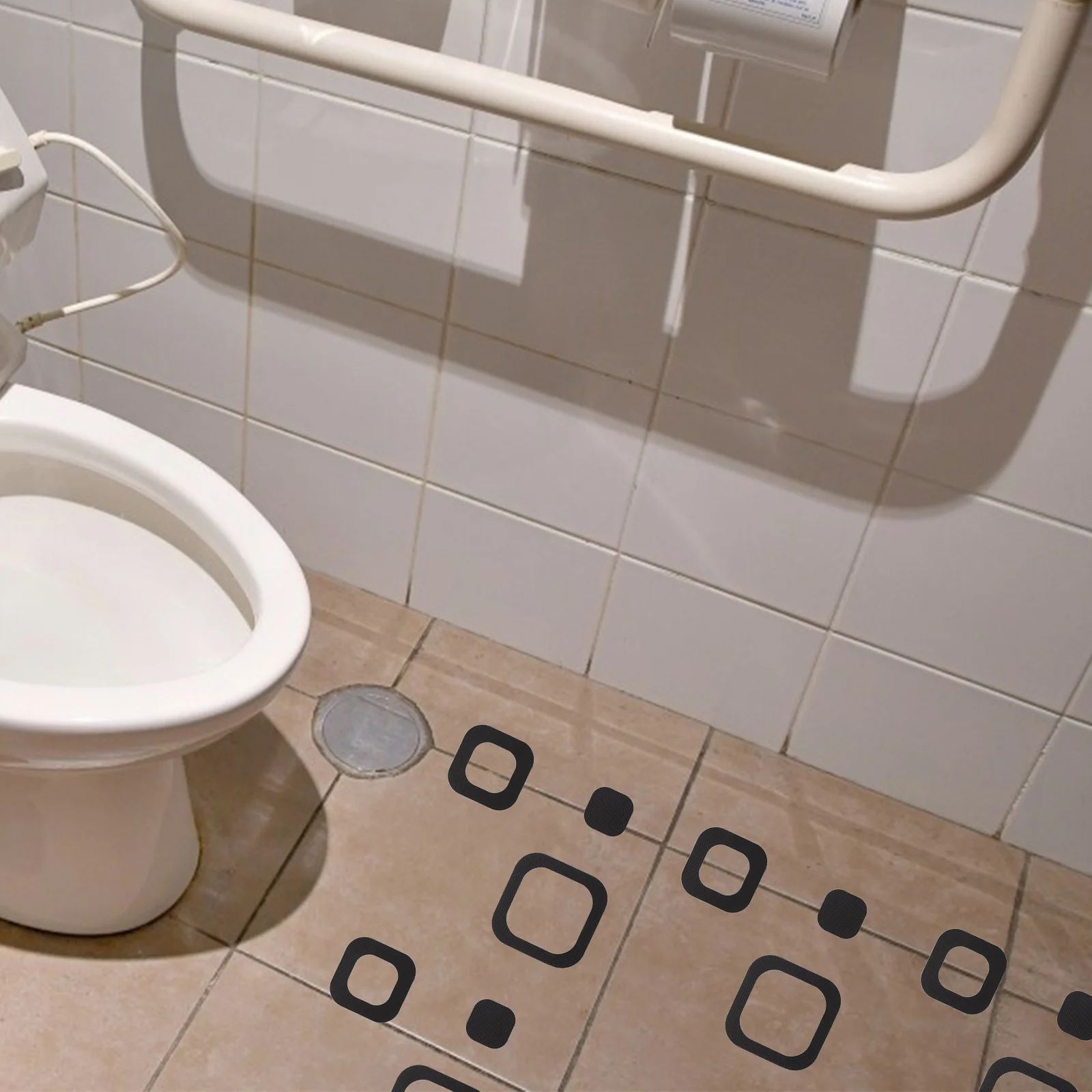 

20Pcs Square Bath Tub Stickers Waterproof Non-Slip Decals Self-Adhesive Safety Strips for Bathroom Shower Pool