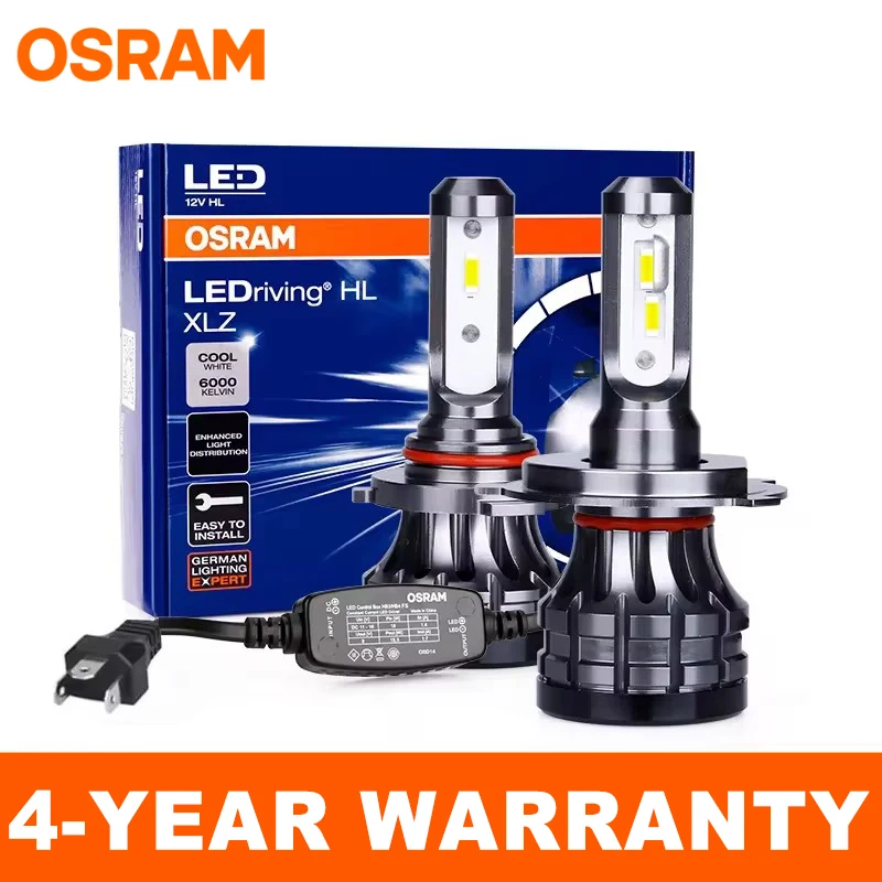 OSRAM Original Auto H7 H4 Led ampoules de phares de voiture 9012 HIR2 lampe HB2 9003 H1 9005 9006 HB4 HB3 H11 H8 antibrouillard 6000K blanc 12V