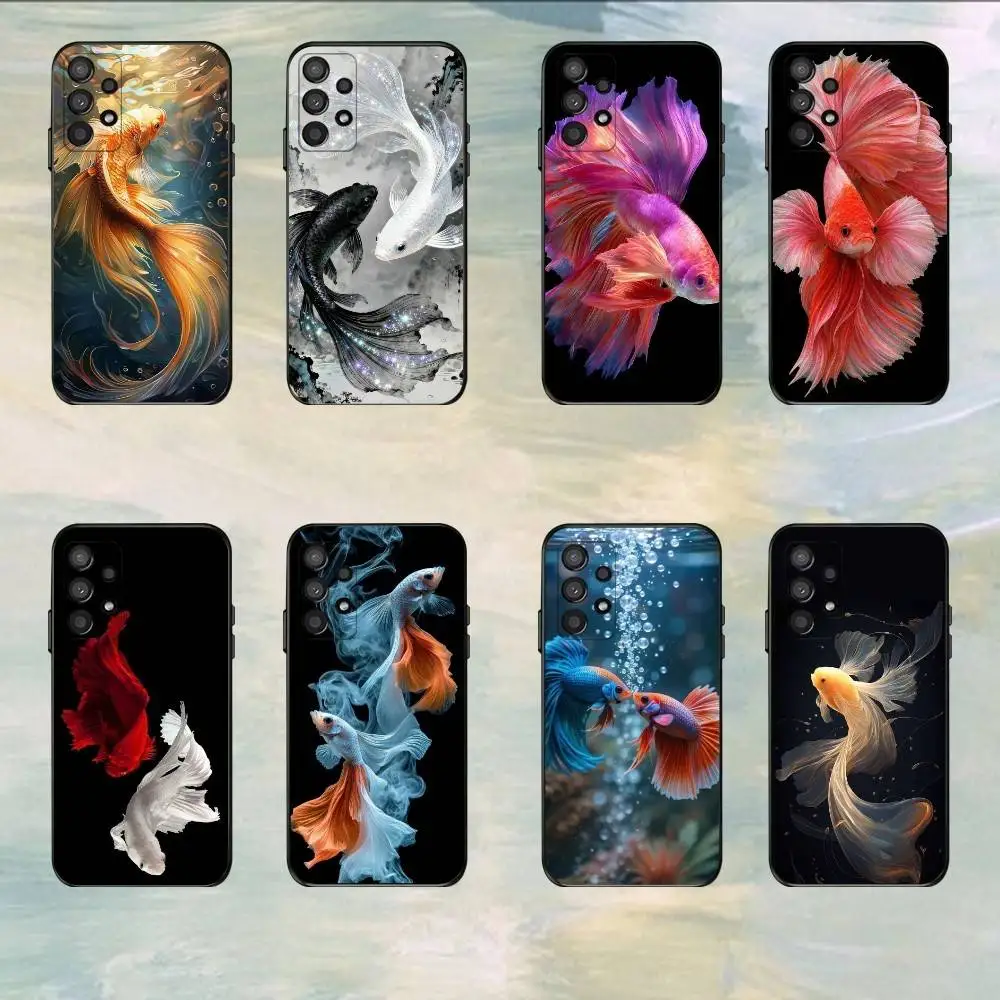 

Fishes Case Phone Case For Samsung S25,S24,S21,S22,S23,S30,Ultra,S20,Plus,Fe,Lite,5G Black Cover