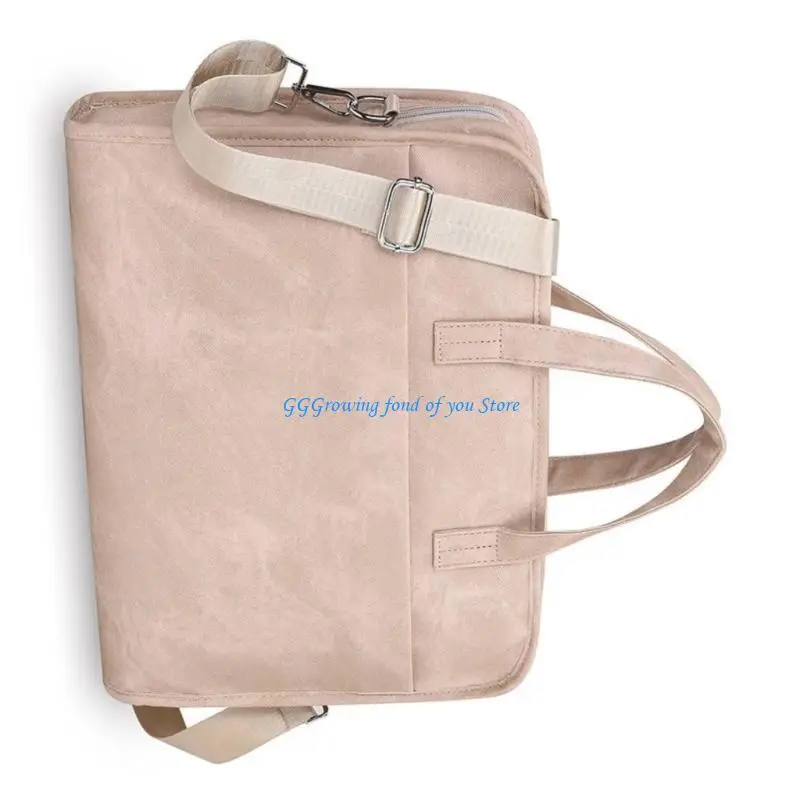 

H9EB Laptop Bag For 14inch Devices Weather Resistant Material Expandable Storage Bag
