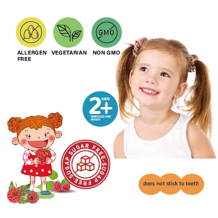 Magnesium gummie supplement for children, sugar free magnesium chewable tablets suitable for both children and adults