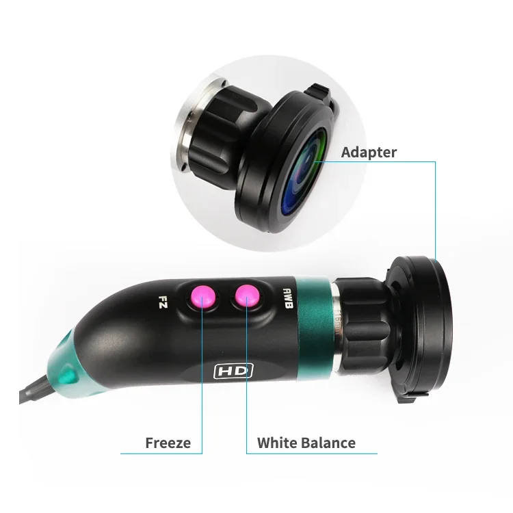 

Endoscopy machine usb endoscope Video handle Full HD 1080P endoscope 180 endoscope for ent examination