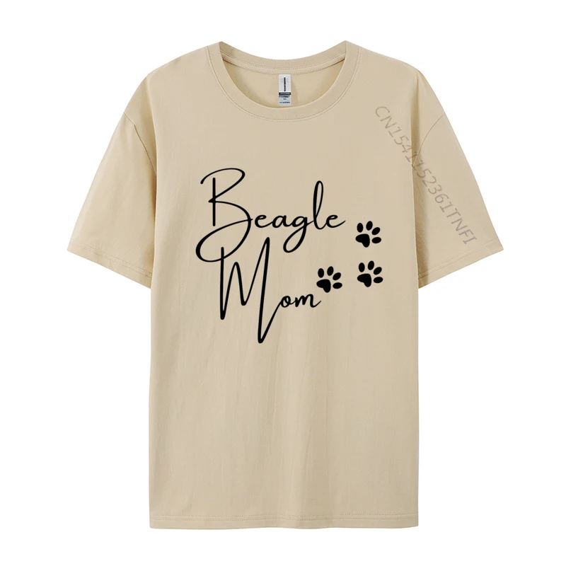 

Beagle Mom T-shirt 100% Cotton Clothing Awesome Short Sleeve Tees Best Gift T-Shirt Luxury Clothing Casual