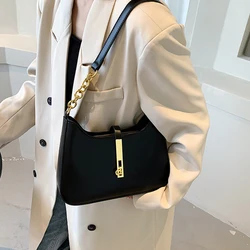 Small Designer Luxury Bag Female PU Leather Single Shoulder Underarm Bag For Women Fashion Versatile Handbag With Advanced Sense