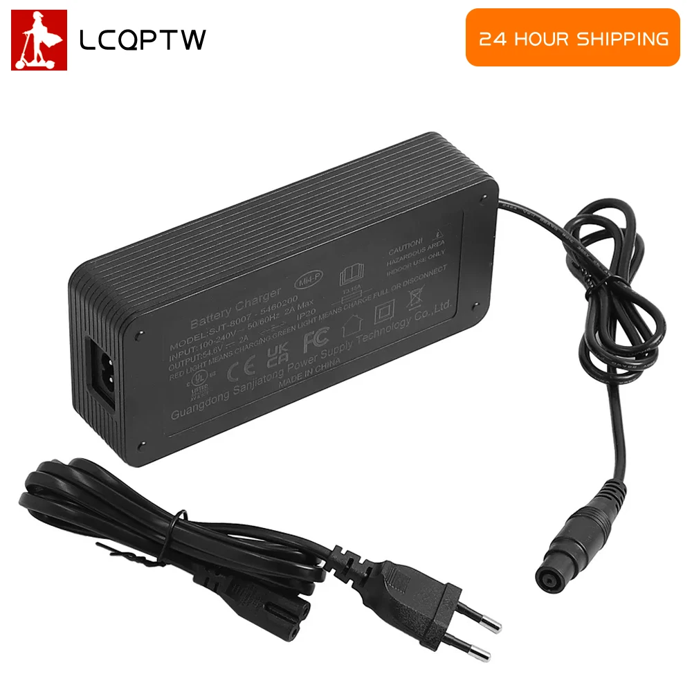 

Electric Scooter 54.6V 2A Charger Fast and Safe Charging for For Xiaomi 4 Pro Plus/4Pro Max/Segway-ninebot ZT3 Pro