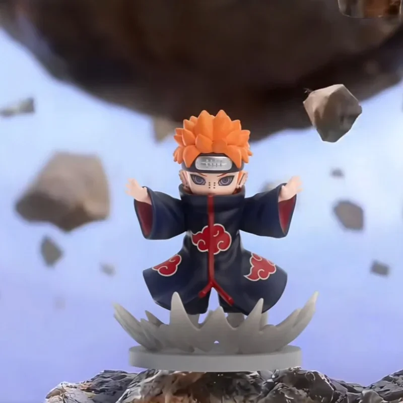 POPMART GONG Naruto Shippuden Akatsuki Arc Series Blind Box Guess Bag Original Toys Doll Cute Anime Figure Ornaments Gift