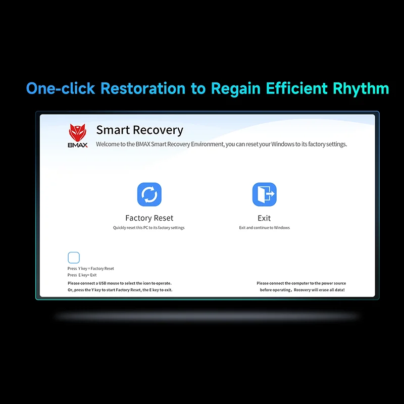 BMAX B2 Power Intel 5205U 8GB + 256GB SSD Windows 11 Pro 2.4 جيجا هرتز 5 جيجا هرتز ثنائي النطاق واي فاي بلوتوث 5.0 USB × 4 HDMI × 1 #5