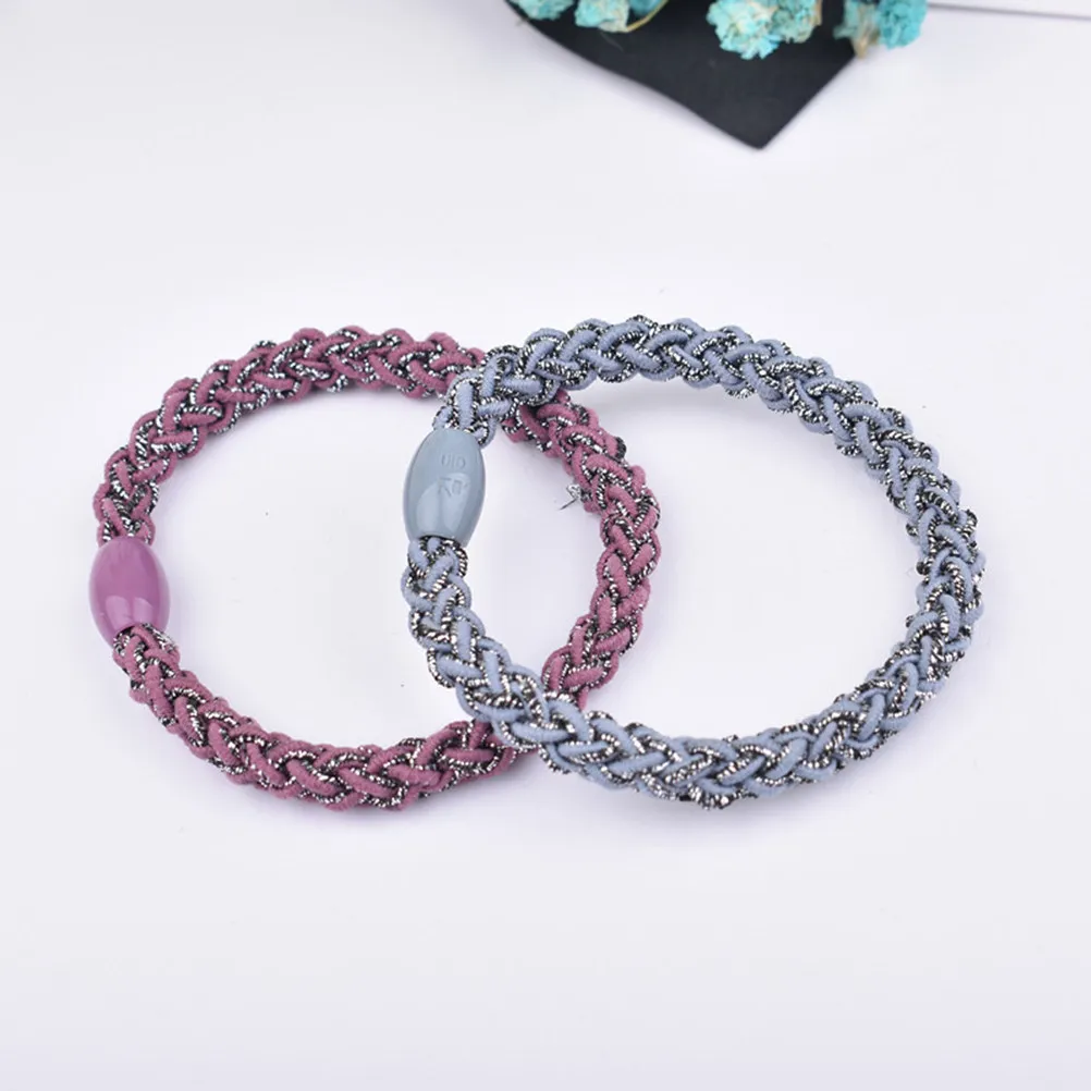 

20Pcs Elastic Hair Ties for Women Girls Braided Ponytail Holders Stretchy Hair Rope Assorted Colors Daily Wear Gift Accessory