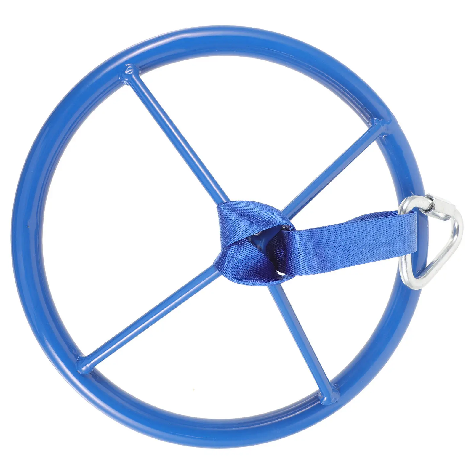 Iron Reinforced Plastic Nylon Fitness Ring for Children Core Abdominal Exercise Arm Muscle Training Handle Grip Indoor Hanging
